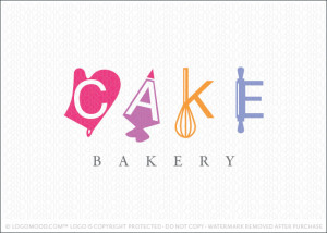 Cakes Bakery Logo For Sale