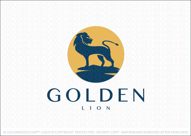 Golden Lion Logo For Sale