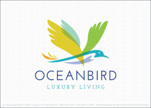 Ocean Bird Logo For Sale