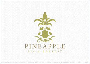 Pineapple Spa Logo For Sale