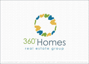 360 Degree Homes Logo For Sale