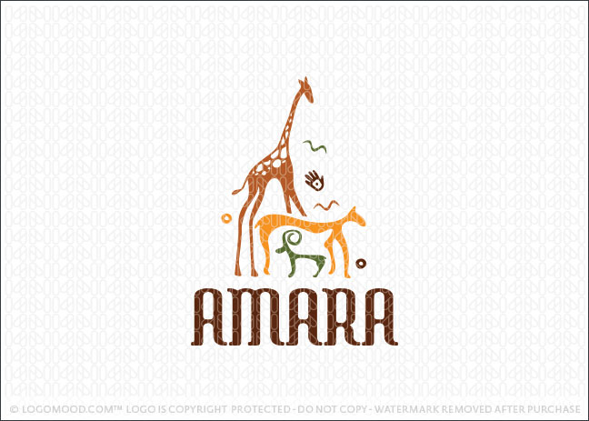 Amara African Safari - Buy Premade Readymade Logos for Sale