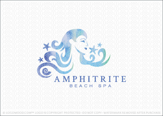 Amphitrite Goddess Logo For Sale