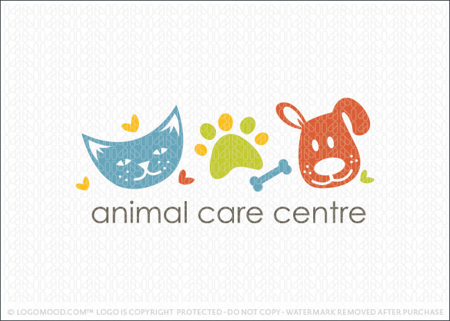Animal Care Centre Logo For Sale