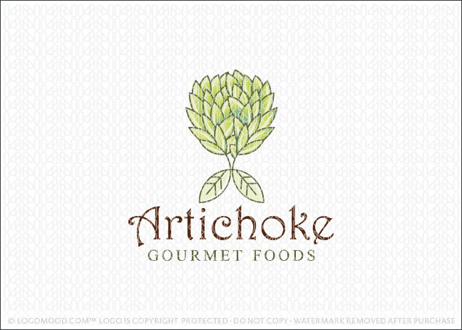 Artichoke Gourmet Foods Logo For Sale