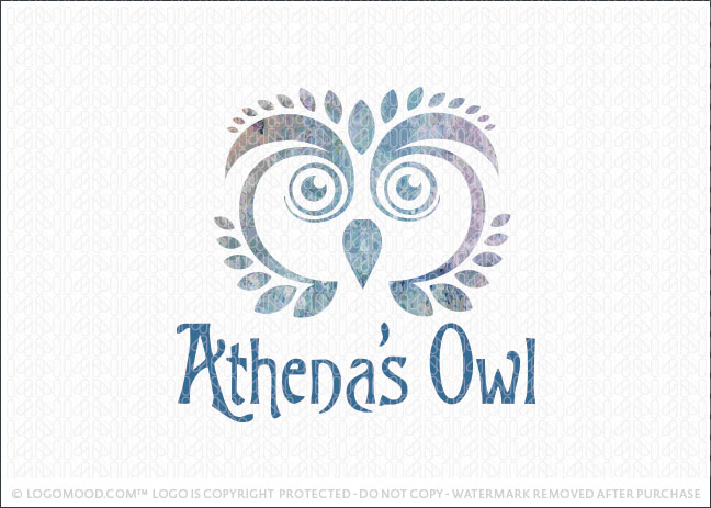 Athena's Owl Logo For Sale