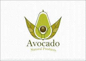Avocado Plant Logo For Sale