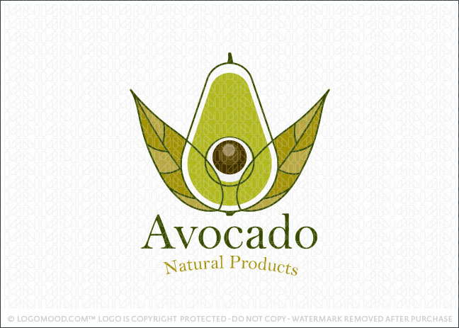 Avocado Plant Logo For Sale