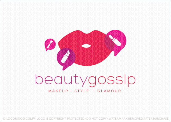 Beauty Gossip Logo For Sale