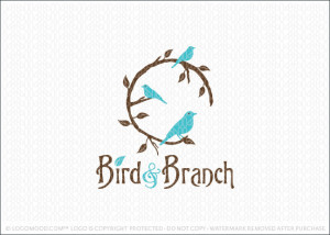 Bird And Branch Logo For Sale