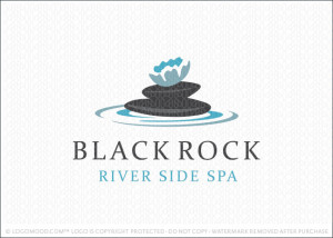 Black Rock Spa Logo For Sale