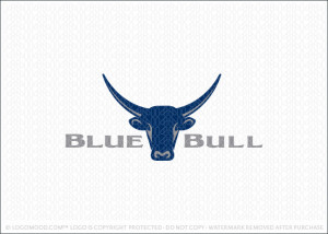 Blue Bull Logo For Sale