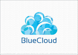 Blue Cloud Logo For Sale