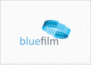 Blue Films Logo For Sale