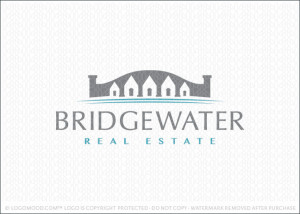 Bridge Water Real Estate Logo For Sale