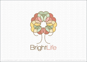 Bright Life Tree Logo For Sale