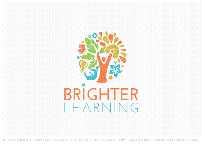 Brighter Learning Logo For Sale