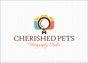 Cherished Pet Photography Logo For Sale