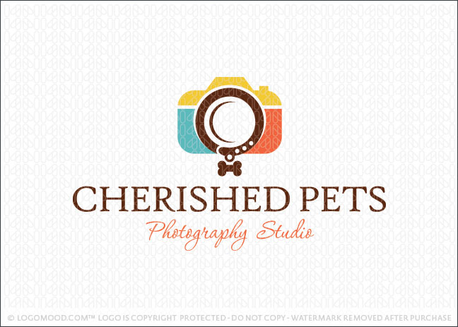 Cherished Pet Photography Logo For Sale
