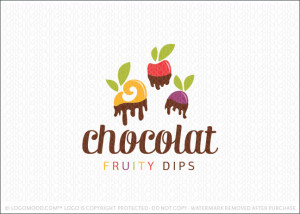 Chocolate Fruits Logo For Sale
