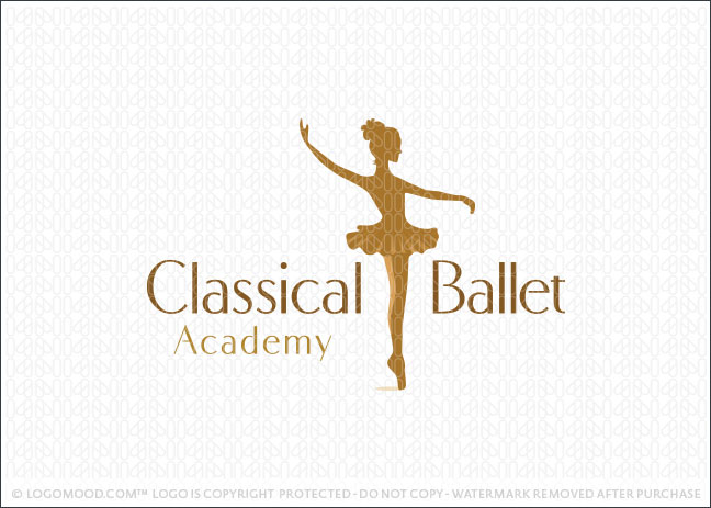 Classical Ballet Academy Logo For Sale