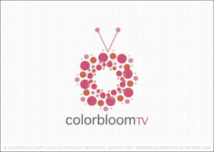 Color Bloom TV Logo For Sale