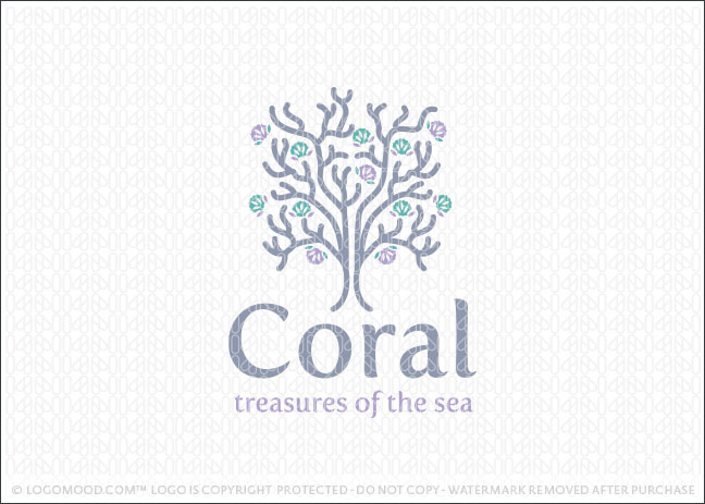 Coral Tree Logo For Sale