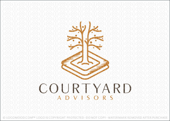 Courtyard Tree Advisors Logo For Sale