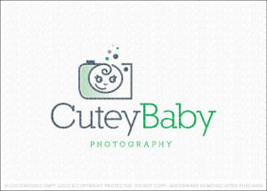 Cutey Baby Photography Logo For Sale