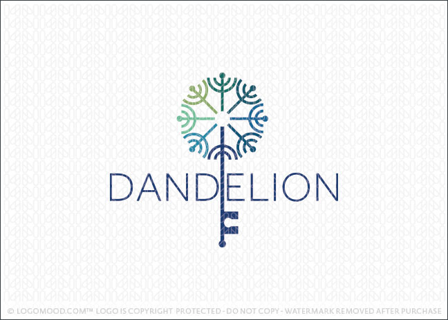 Dandelion Key Logo For Sale
