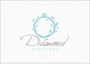 Diamond Jewellery Ring Logo For Sale