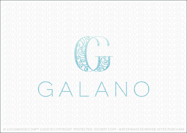 Elegant Fancy G Logo For Sale