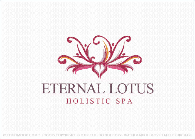 Eternal Lotus Holistic Spa Logo For Sale