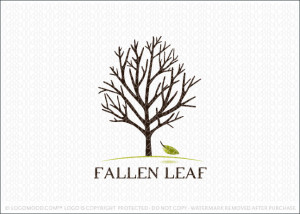 Fallen Leaf Logo For Sale