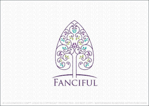 Fanciful Tree Logo For Sale