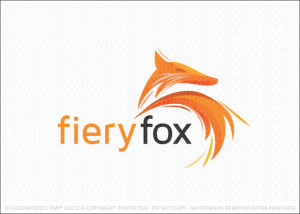 Fiery Fox Logo For Sale