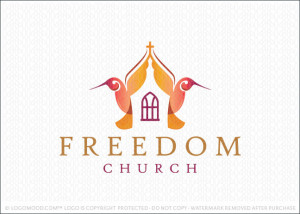 Freedom Humming Bird Church Logo For Sale