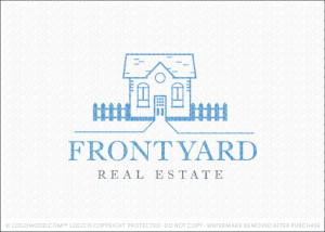 Front Yard Real Estate Logo For Sale