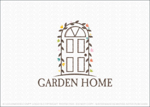 Garden Home Door Logo For Sale
