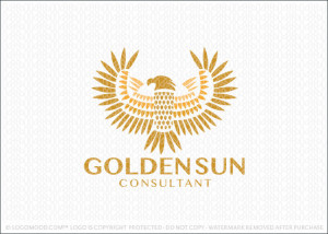 Golden Sun Consulting Eagle Logo For Sale