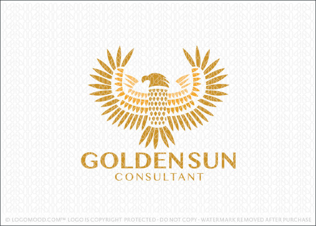 Golden Sun Consulting Eagle Logo For Sale