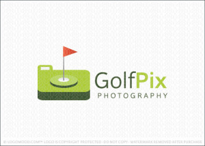 Golf Pix Photography Logo For Sale