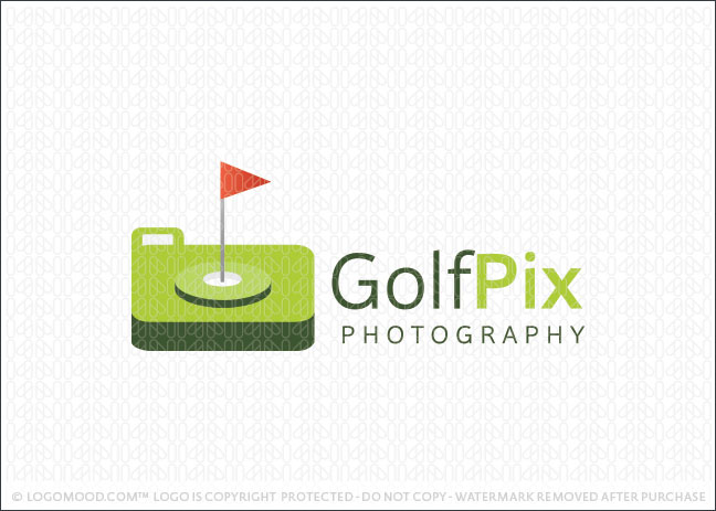 Golf Pix Photography Logo For Sale