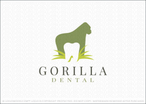 Gorilla Dental Logo For Sale