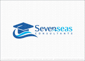 Graduation Wave Cap Logo For Sale