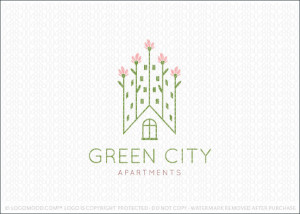 Green City Apartment Homes Logo For Sale