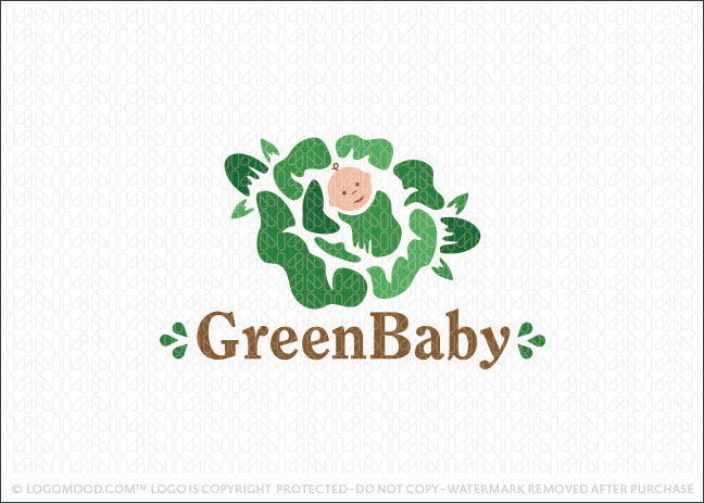 Green Baby Logo For Sale