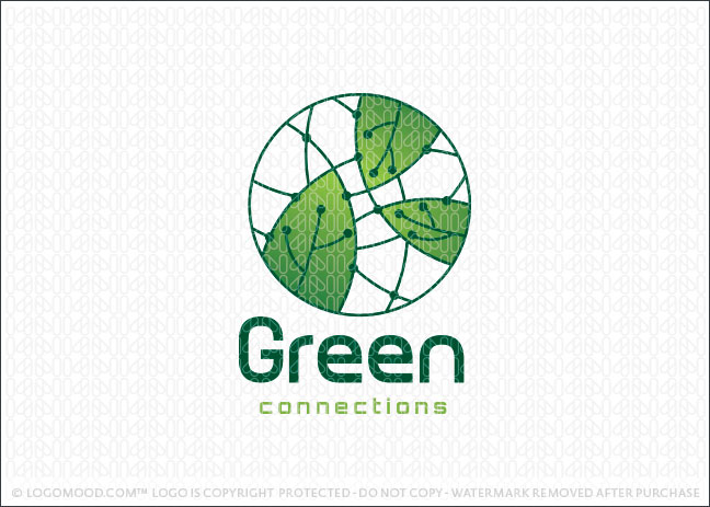 Green Connection Logo For Sale