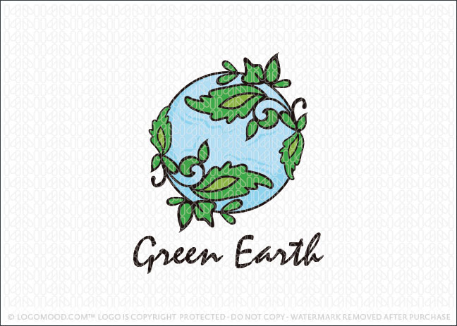 Green Earth Logo For Sale