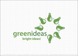 Green Ideas Logo For Sale